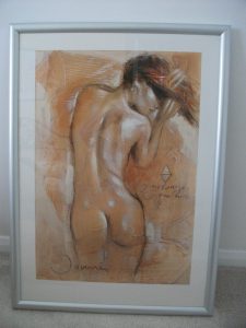 Female Nude print by Joanni 57 x 77cm