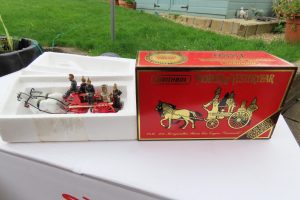 Matchbox Models of Yesteryear Steam Fire engine model