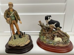 Border Fine Arts Shepherd and dog figures