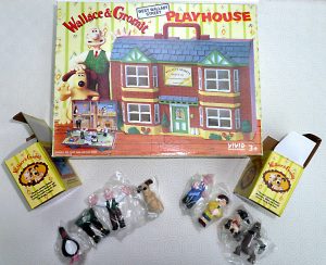 Wallace & Gromit playhouse with figures