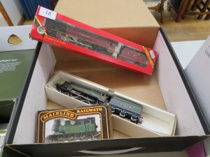 Three 00 gauge model railway locomotives