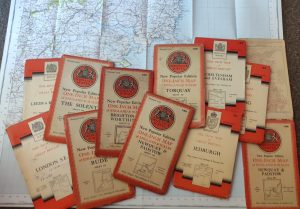 11 Vintage 1-inch OS maps