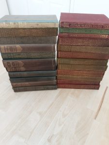 Vintage books including Oscar Wilde