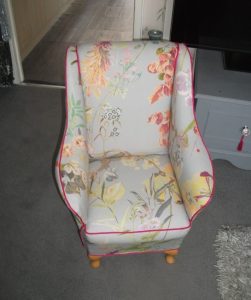 Decorated child's chair
