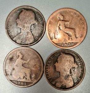 Queen Victoria 'bun pennies'