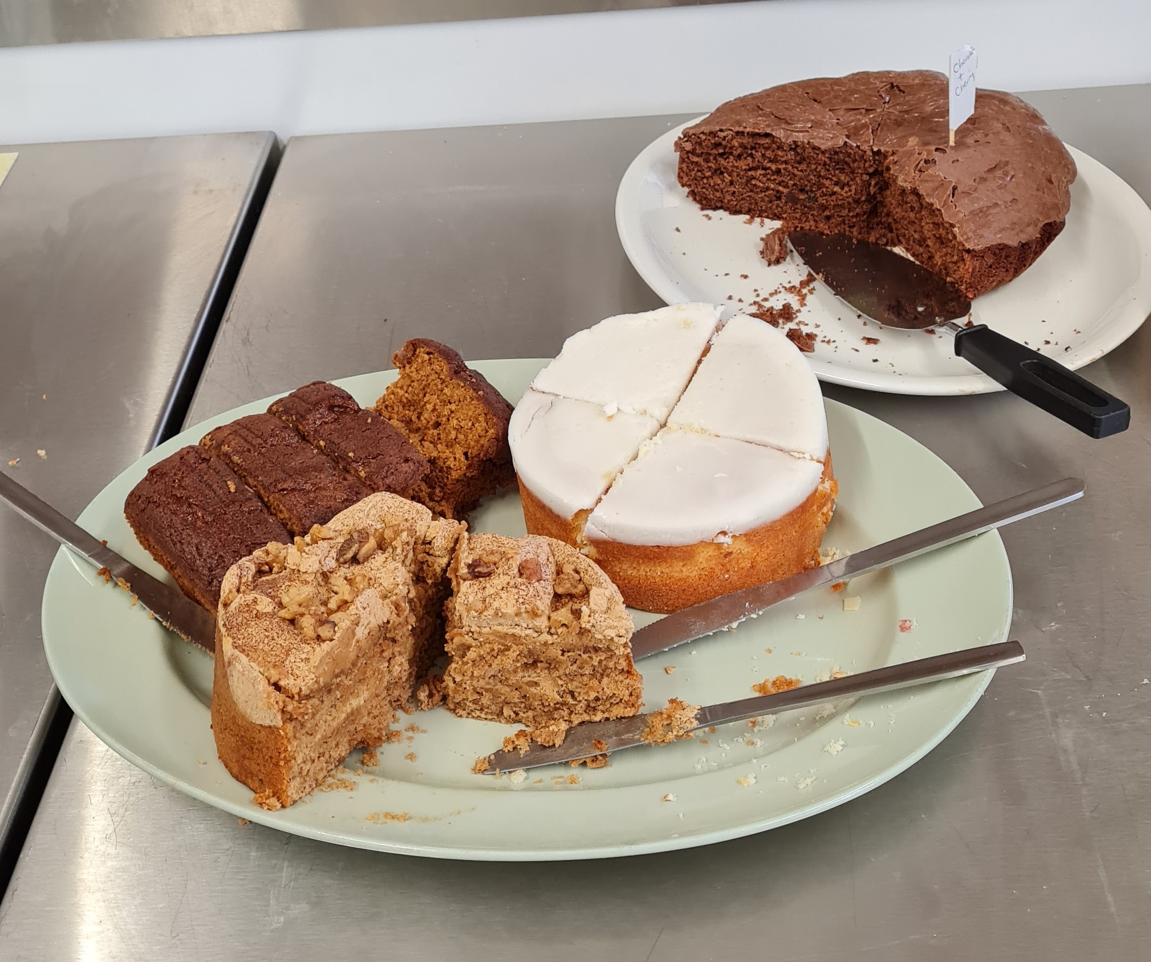 Selection of cakes