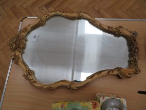 Wooden mirror