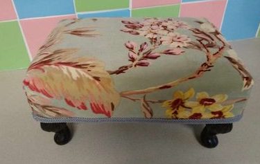 Upcycled footstool