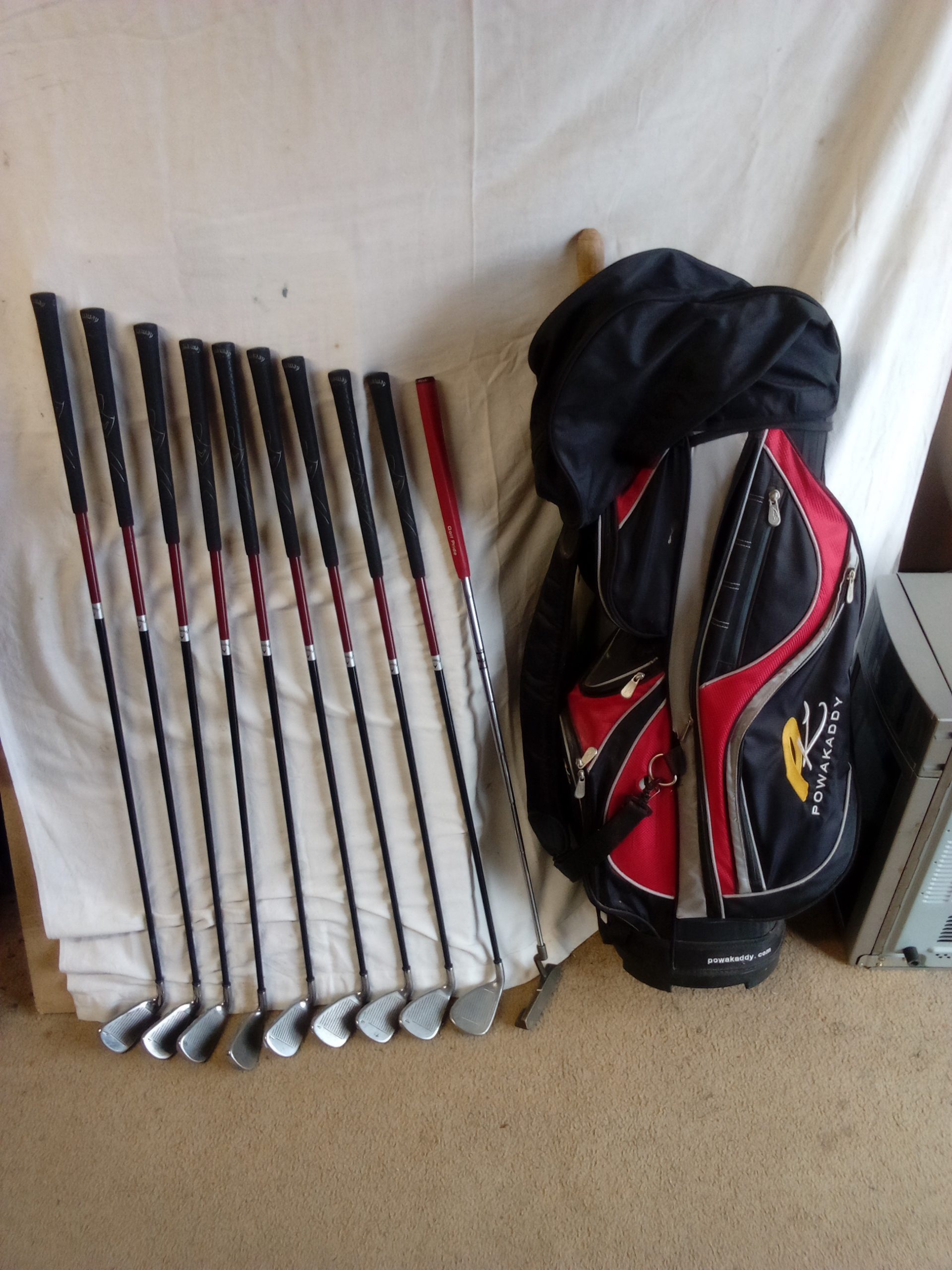 Set of Callaway Big Bertha golf clubs