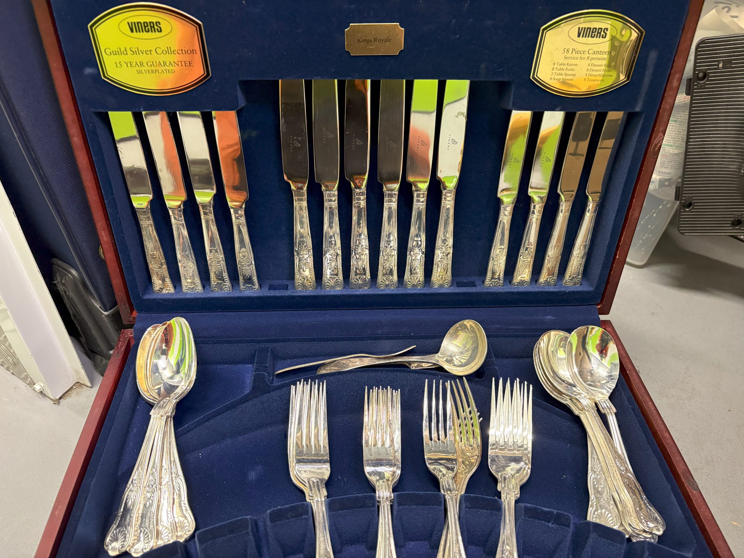 Viners 58 piece cutlery set
