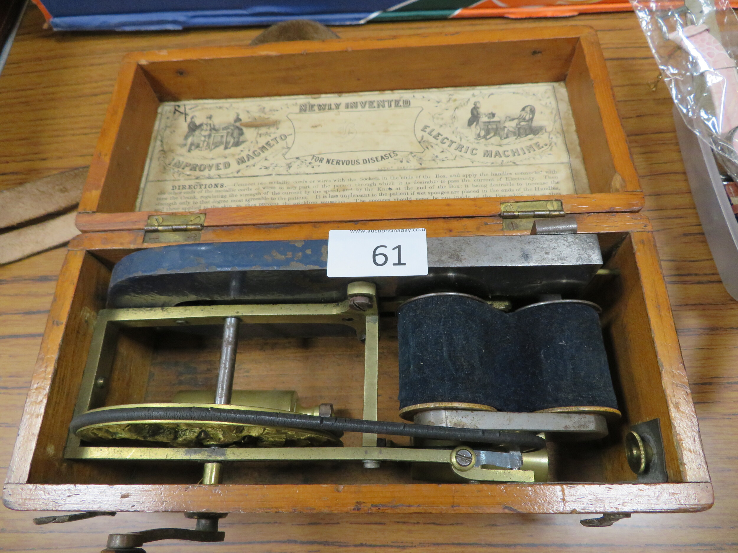 Approved Magneto electric machine sold for £45