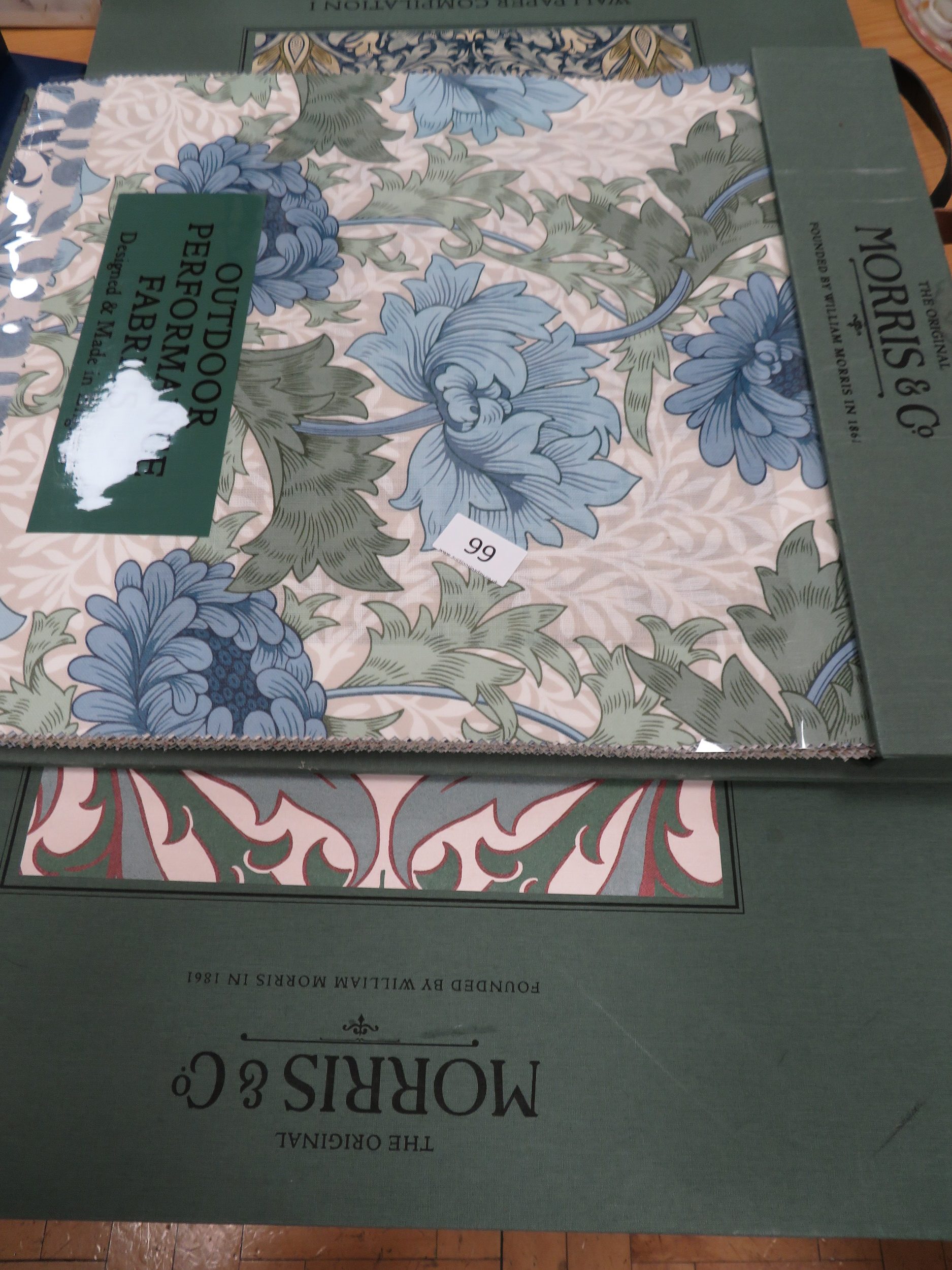William Morris fabric books sold for £45