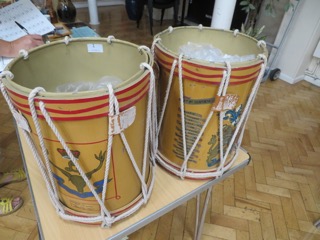 Two Seaforth Highlanders drums sodl for £50
