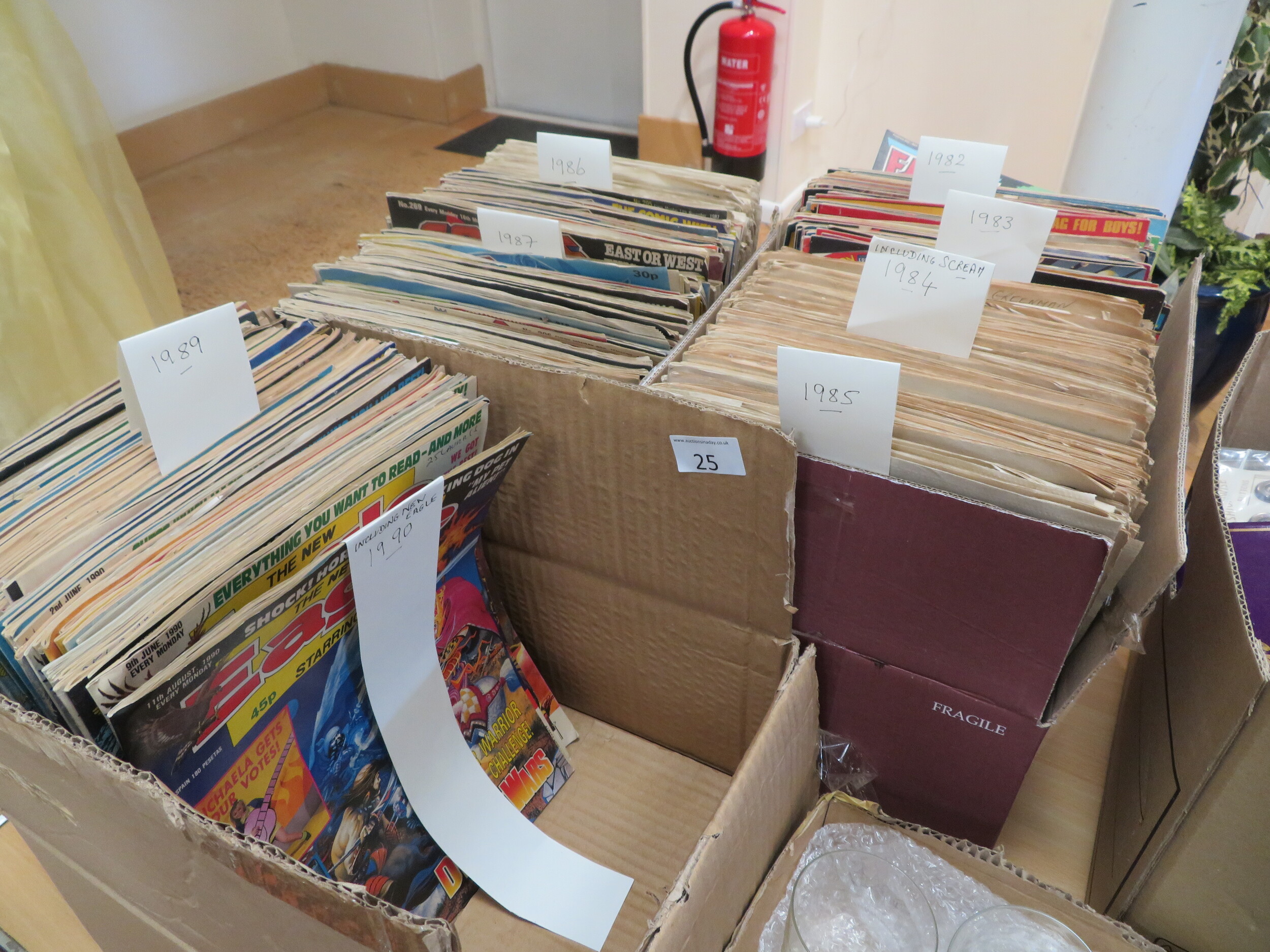 Eagle comics 1982-1990 sold for £50