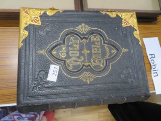 Vintage large family bible sold for £120